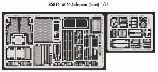 Eduard 35814 1:35 Etched Detailing Set for Italeri Kits WC54 Ambulance