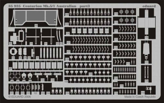 Eduard 35925 1:35 Etched Detailing Set for AFV Club AF Kits Centurion Mk.5/1 Aus