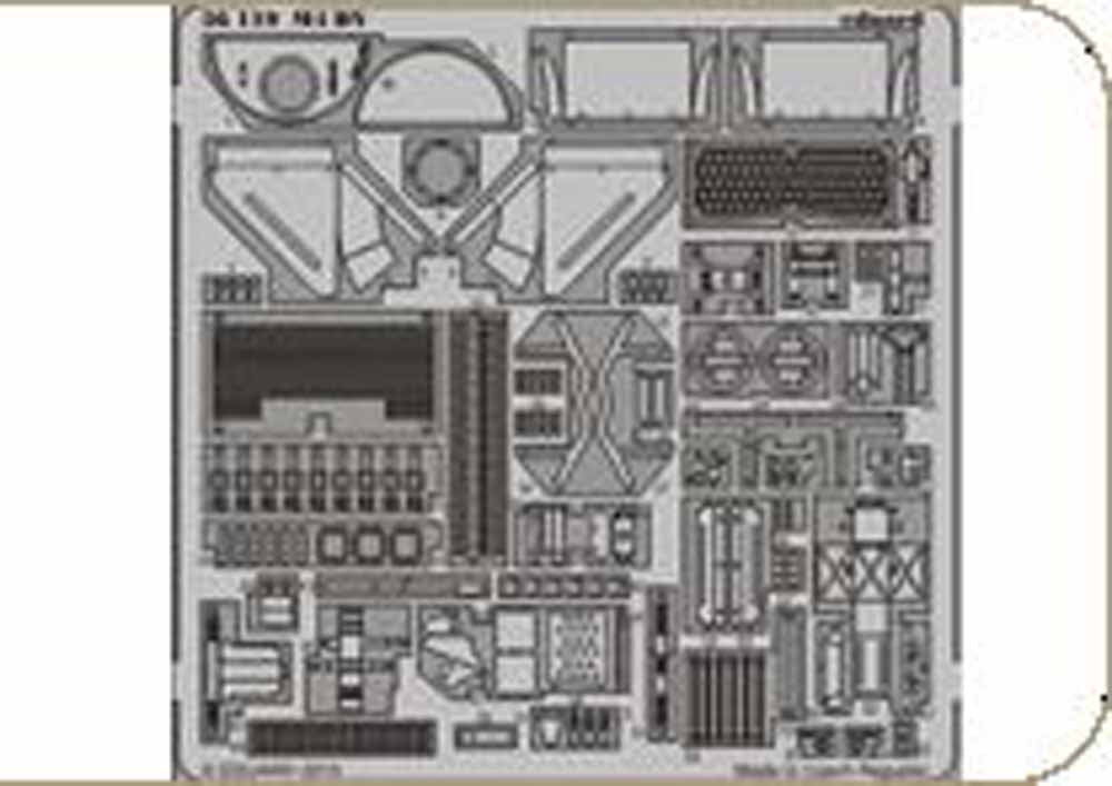 Eduard 36119 1:35 Etched Detailing Set for Dragon Kits M4 Sherman DV Sherman
