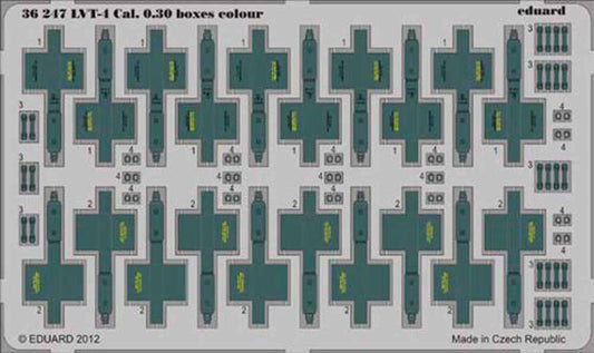 Eduard 36247 1:35 Etched Detailing Set for AFV Club Kits LVT-4 Water Buffalo Cal