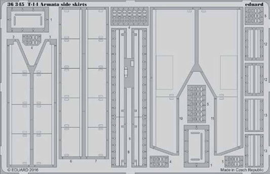 Eduard 36345 1:35 Etched Detailing Set for Takom Kits Soviet T-14 Armata Soviet