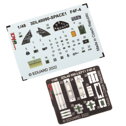 Eduard 48090 Grumman F4F-4 Wildcat Space 1:48 Decal Set for Eduard 11166 Model