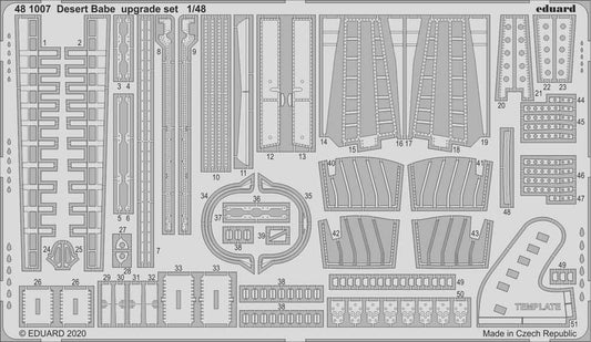 Eduard 481007 Etched Aircraft Detailling Set 1:48 Panavia Tornado GR.1 Desert Ba