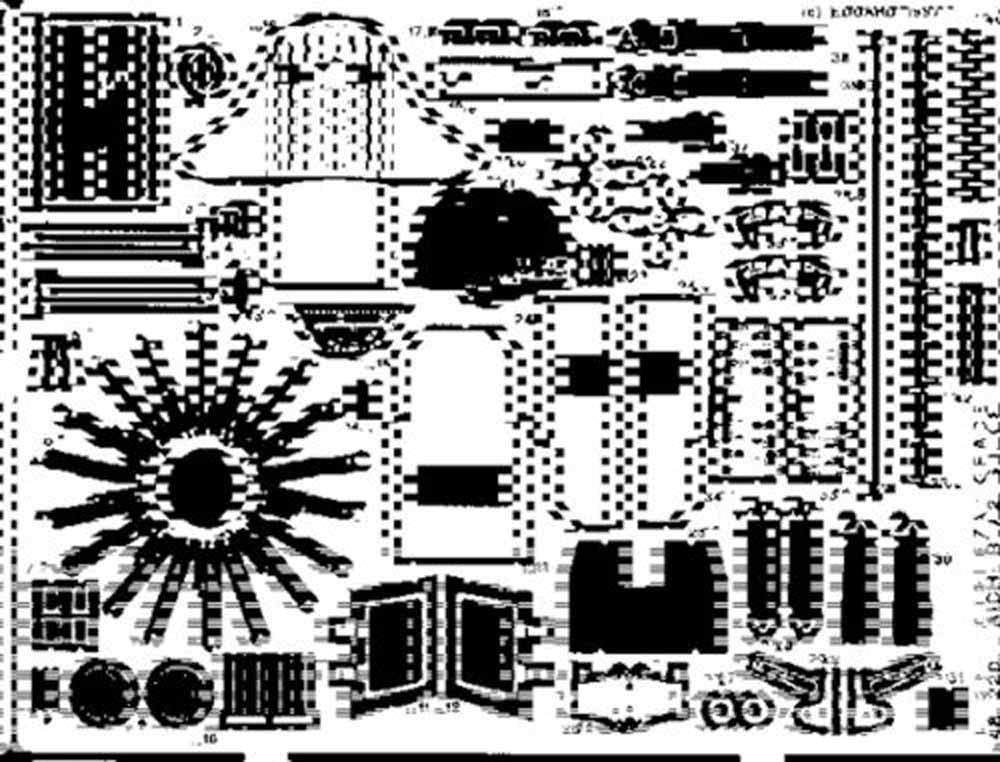 Eduard 48220 Etched Aircraft Detailling Set 1:48 Aichi B7A2 'Grace'