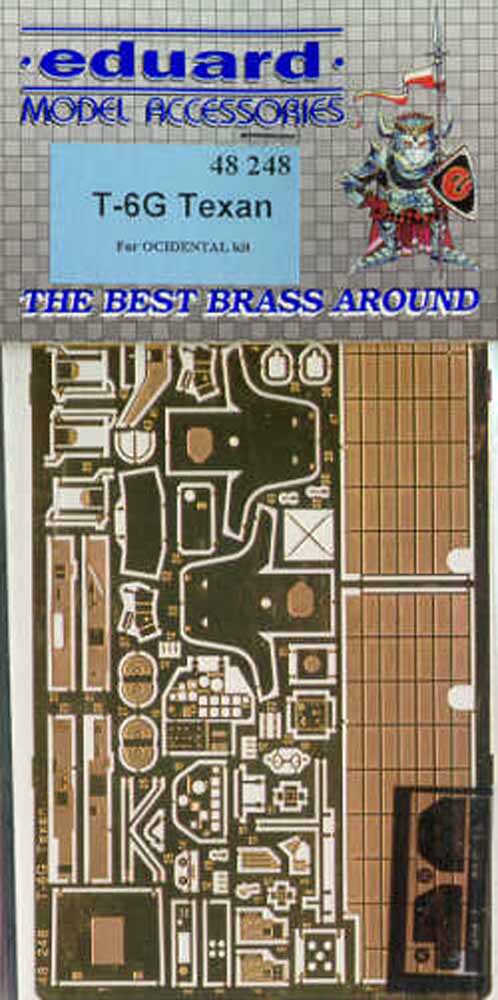 Eduard 48248 Etched Aircraft Detailling Set 1:48 North-American T-6G Texan