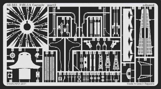 Eduard 48381 Etched Aircraft Detailling Set 1:48 Vought F4U-1A Corsair