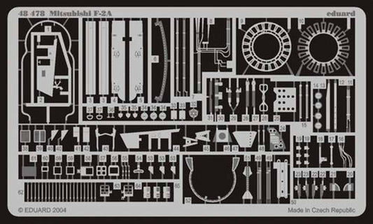 Eduard 48478 Etched Aircraft Detailling Set 1:48 Mitsubishi F-2A