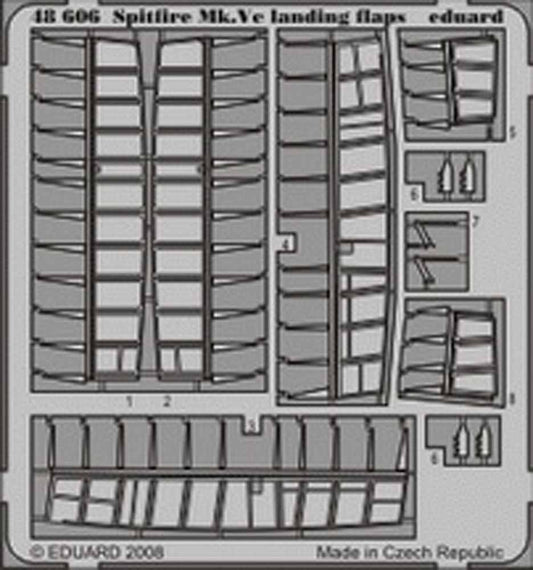 Eduard 48606 Etched Aircraft Detailling Set 1:48 Supermarine Spitfire Mk.Vc land