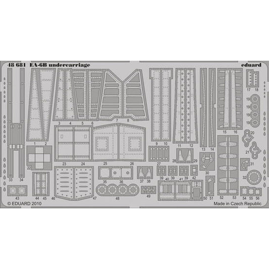 Eduard 48681 Etched Aircraft Detailling Set 1:48 Grumman EA-6B Prowler undercarr