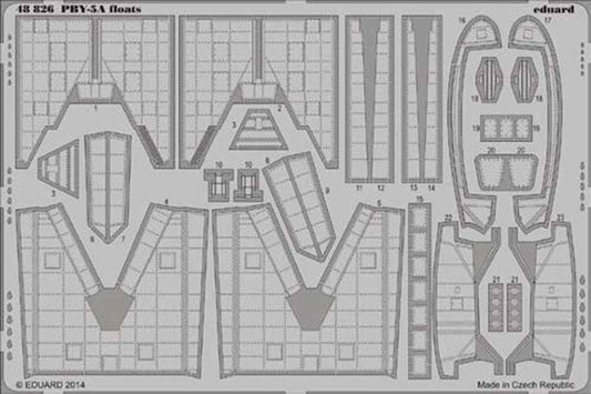 Eduard 48826 Etched Aircraft Detailling Set 1:48 Consolidated PBY-5A Catalina fl
