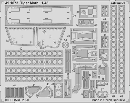 Eduard 491073 Etched Aircraft Detailling Set 1:48 De Havilland DH.82a Tiger Moth