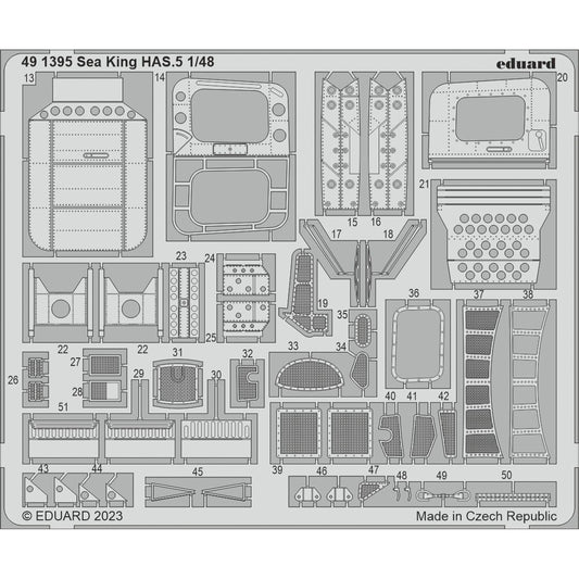 Eduard Westland Sea King Airfix A11006 HAS.5 1:48 Detail Etch Set ED491395