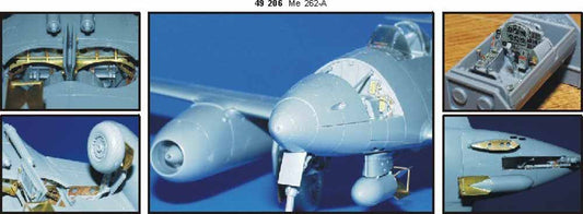 Eduard 49206 Etched Aircraft Detailling Set 1:48 Messerschmitt Me-262A Pre-paint