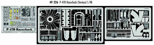 Eduard 49226 Etched Aircraft Detailling Set 1:48 Republic P-47D Thunderbolt 'Raz