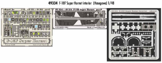 Eduard 49334 Etched Aircraft Detailling Set 1:48 Boeing F/A-18F Super Hornet int