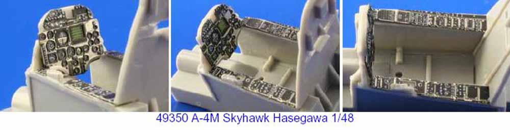 Eduard 49350 Etched Aircraft Detailling Set 1:48 Douglas A-4M Skyhawk Pre-painte