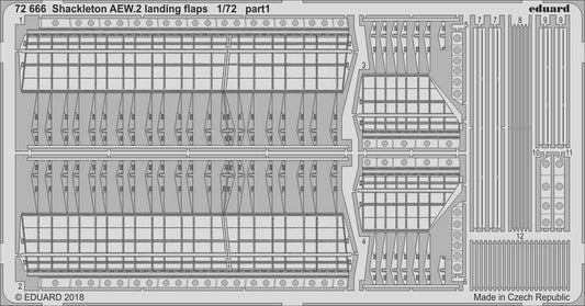 Eduard 72666 Etched Aircraft Detailling Set 1:72 Avro Shackleton AEW.2 landing f