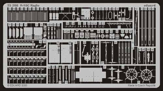 Eduard 73208 Etched Aircraft Detailling Set 1:72 McDonnell F-15C Eagle Pre-paint