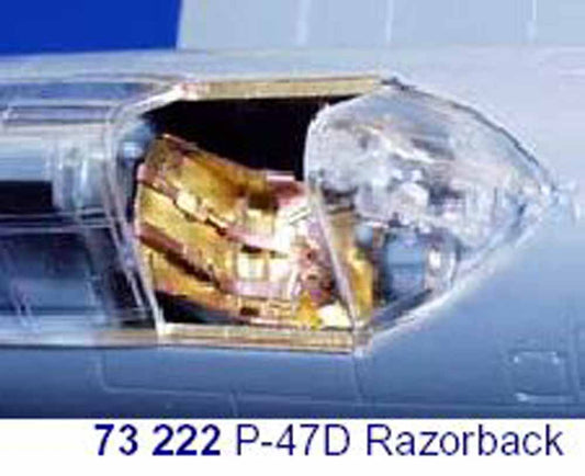 Eduard 73222 Etched Aircraft Detailling Set 1:72 Republic P-47D Thunderbolt 'Raz