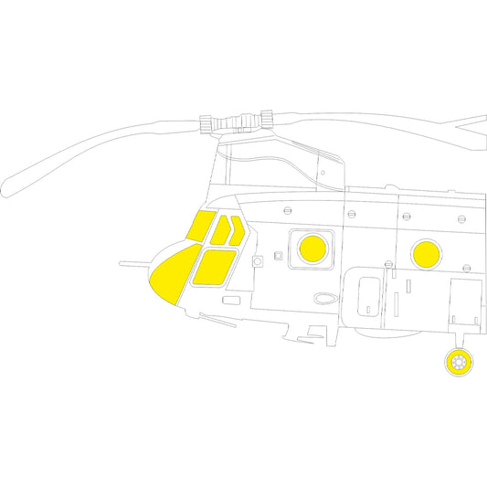 Eduard CX670 Boeing Chinook HC.1 1:72 Model Kit Masking Set