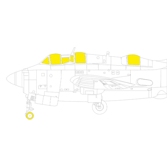 Eduard Fairey Gannet AS.1/AS.4 1:48 TFace Mask Set for Airfix A11007 EDEX1016