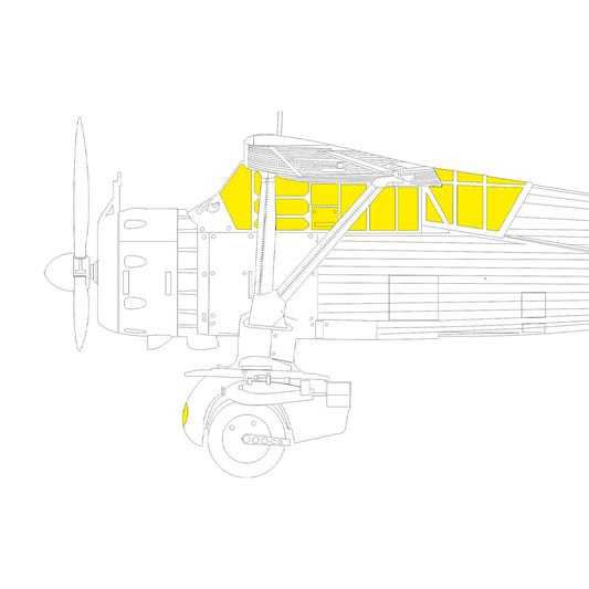 Eduard EX1108 Westland Lysander Mk.I/Mk.III 1:48 Paint Mask for Airfix A07116