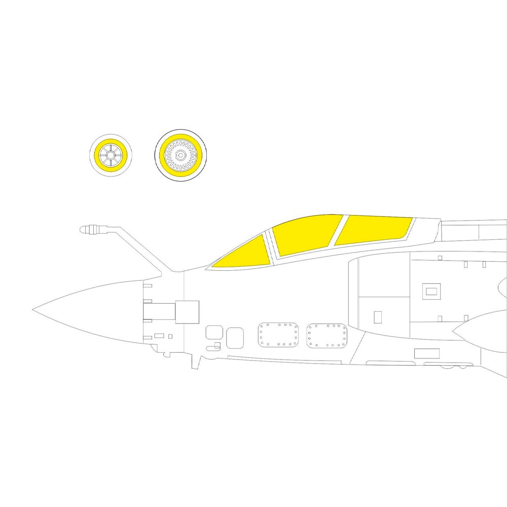 Eduard 906 Blackburn Buccaneer S.2C/D 1:48 Decal Set for Airfix A12012 Model Kit