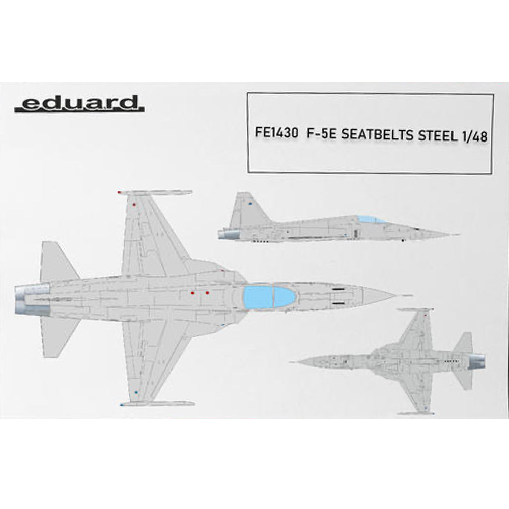 Eduard FE1430 Northrop F-5E Steel Seatbelts EDK11182 1:48 Model Kit Upgrade Set