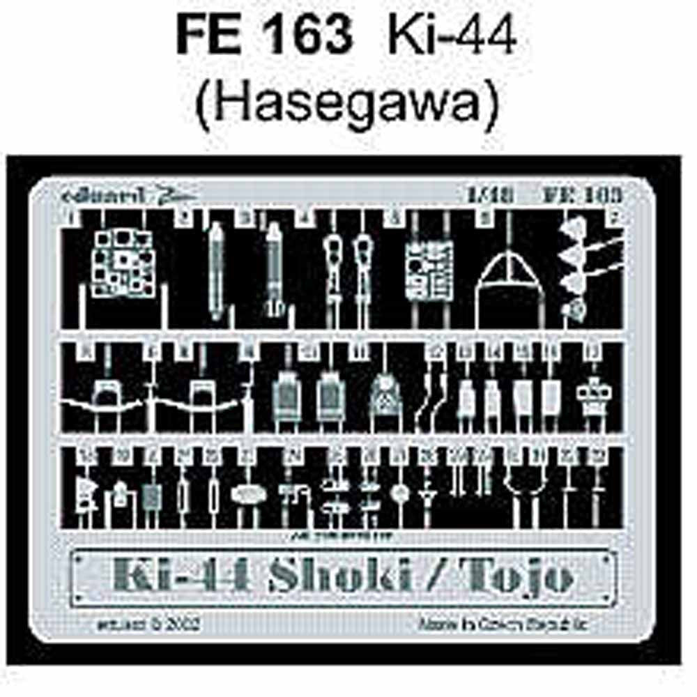 Eduard FE163 Etched Aircraft Detailling Set 1:48 Nakajima Ki-44