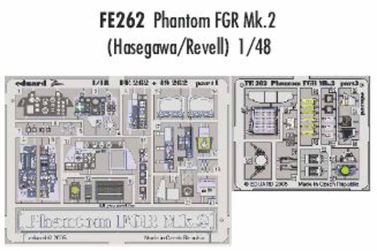 Eduard FE262 Etched Aircraft Detailling Set 1:48 McDonnell-Douglas FGR.2 Phantom