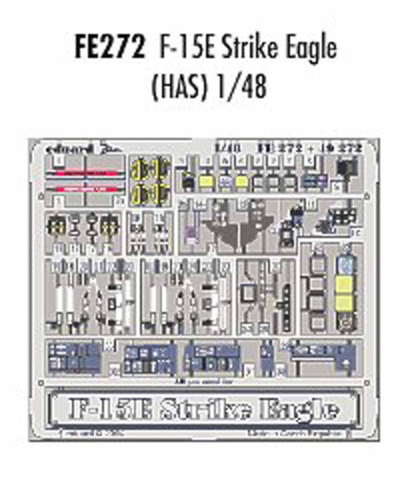 Eduard FE272 Etched Aircraft Detailling Set 1:48 McDonnell F-15E Strike Eagle Pr