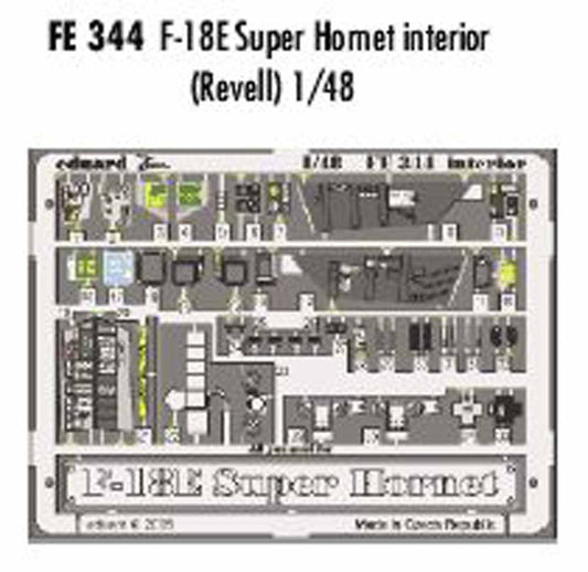 Eduard FE344 Etched Aircraft Detailling Set 1:48 Boeing F/A-18E Super Hornet int