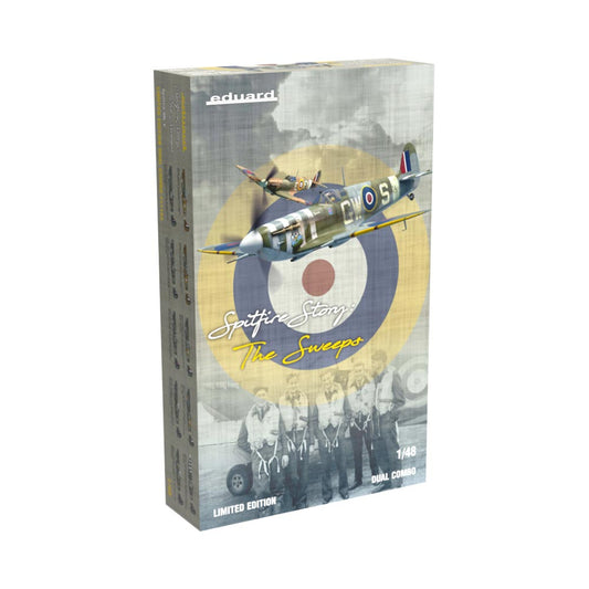 Eduard 11153 Spitfire Story: The Sweeps 1:48 Dual Combo Ltd Model Kit