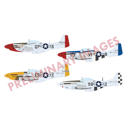 Eduard 11196 Mighty Eight: 65th Fighter Wing P-51D Mustang 1:48 Model Kit