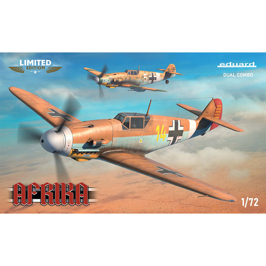Eduard 2112 Afrika Messerschmitt Bf-109 F-4/G-2/G-4 1:72 Model Kit
