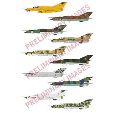 Eduard 2151 Mikoyan MiG-21bis Dual Combo 1:72 Model Kit