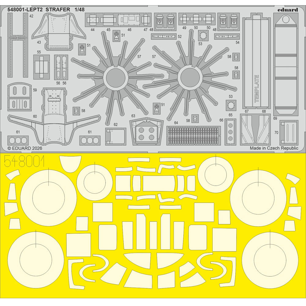 Eduard 548001 B-25J Mitchell STRAFER 1:48 Model Kit