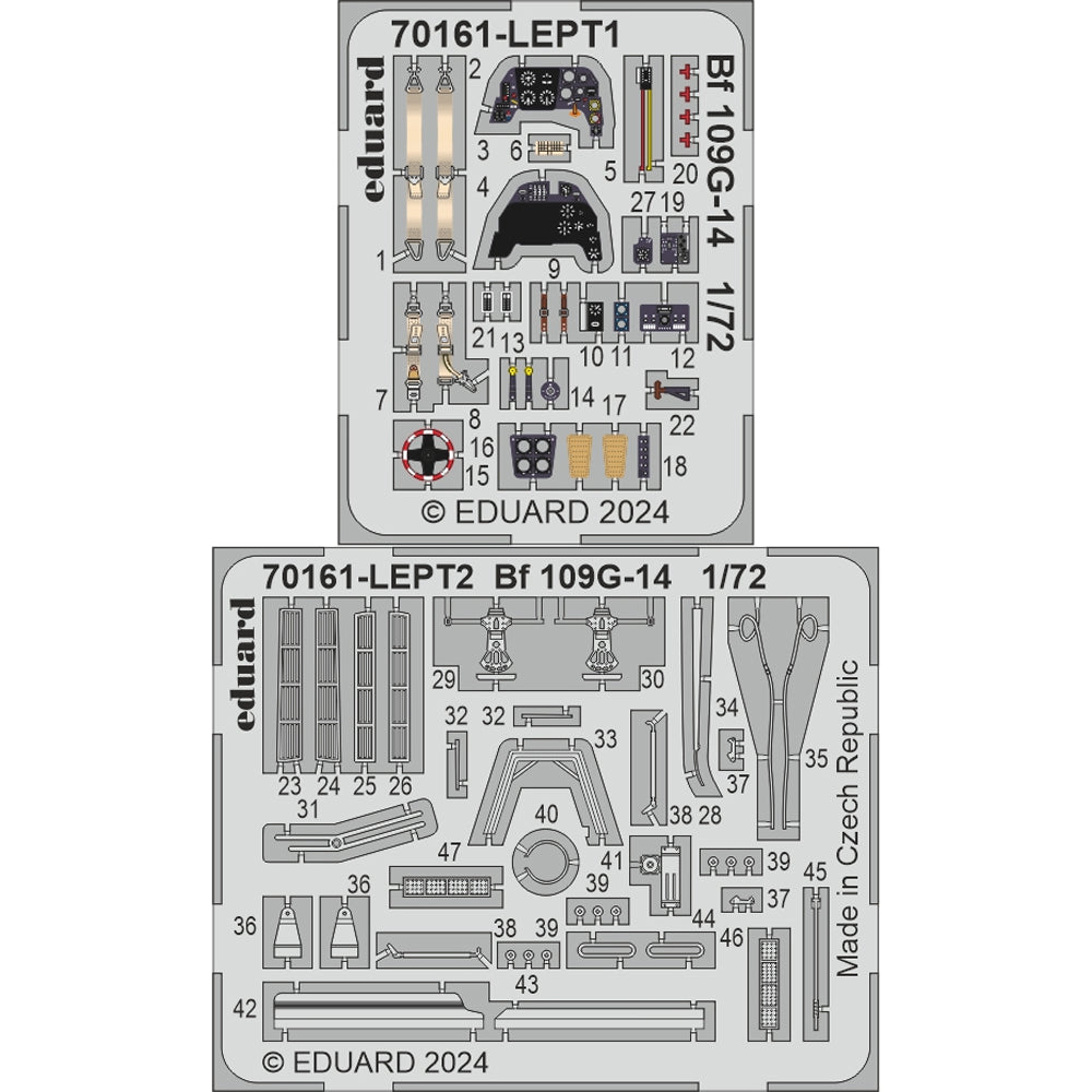 Eduard 70161 Messerschmitt Bf 109G-14 ProfiPACK 1:72 Model Kit
