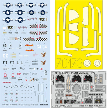 Eduard 70173 P-51D Mustang ProfiPACK 1:72 Model Kit