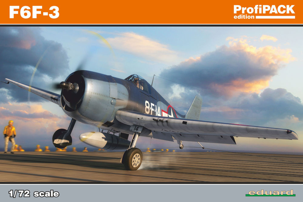 Eduard 7074 Grumman F6F-3 Hellcat -ProfiPACK 1:72 Aircraft Plastic Model Kit