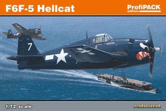 Eduard 7077 Grumman F6F-5 Hellcat ProfiPACK 1:72 Aircraft Plastic Model Kit