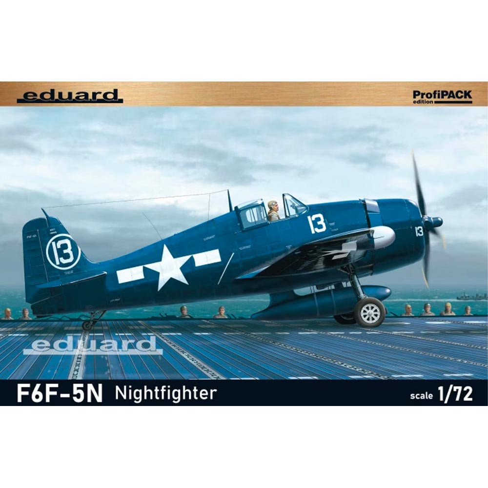 Eduard 7079 Grumman F6F-3/F6F-5N Hellcat Nightfighter 1:72 Aircraft Model Kit