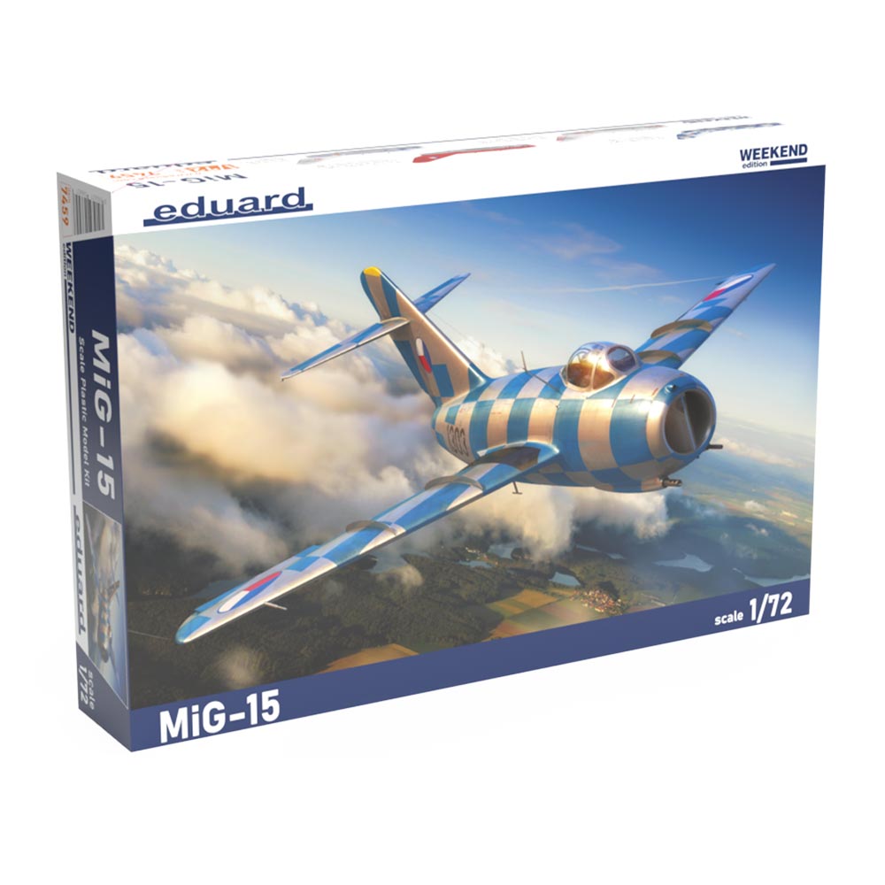 Eduard 7459 Mikoyan MiG-15 Soviet Fighter Plane 1:72 Plastic Model Kit