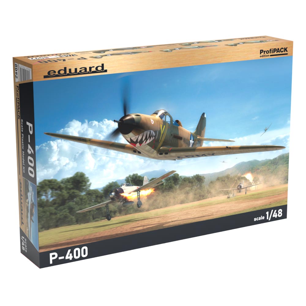 Eduard P-400 WWII US Fighter Plane 1:48 Model Kit 8092