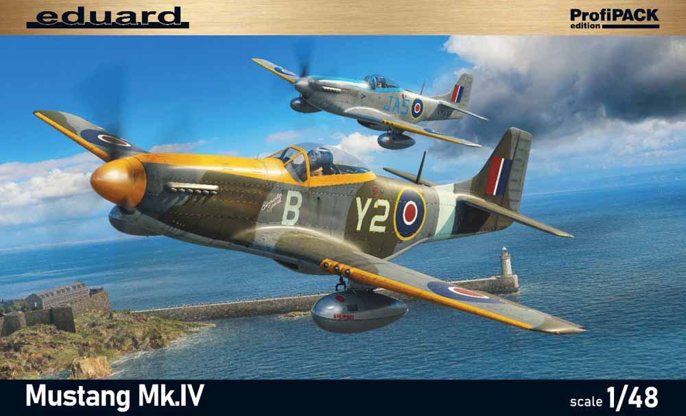 Eduard 82104 North-American Mustang Mk.IV Profipack 1:48 Aircraft Model Kit