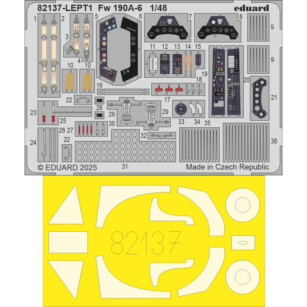 Eduard 82137 Focke-Wulf Fw-190A-6 ProfiPACK 1:48 Model Kit