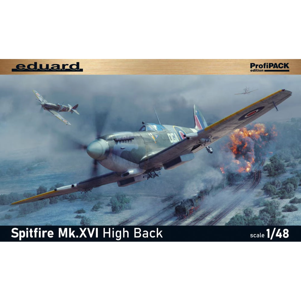 Eduard 8286 Spitfire Mk.XVI High Back ProfiPACK 1:48 Model Kit