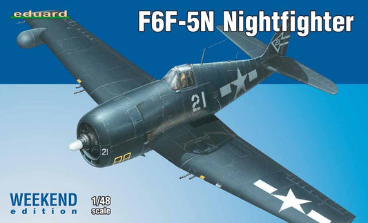 Eduard 84133 Grumman F6F-5N Hellcat Nightfighter 1:48 Aircraft Plastic Model Kit