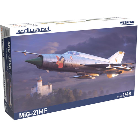 Eduard 84177 Mikoyan Mig-21MF Weekend Edition 1:48 Plastic Model Aircraft Kit