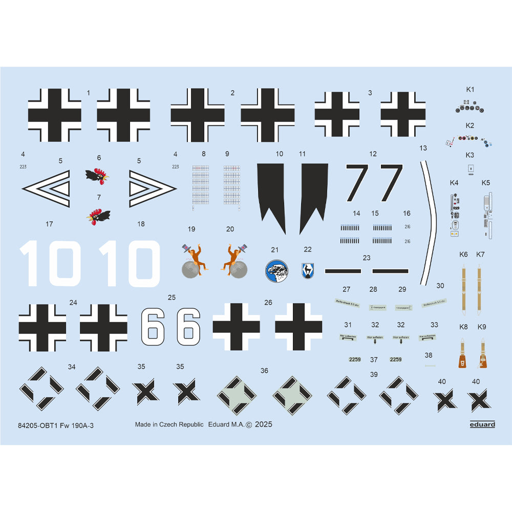 Eduard 84205 Focke-Wulf Fw-190A-3 Weekend Edition 1:48 Model Kit
